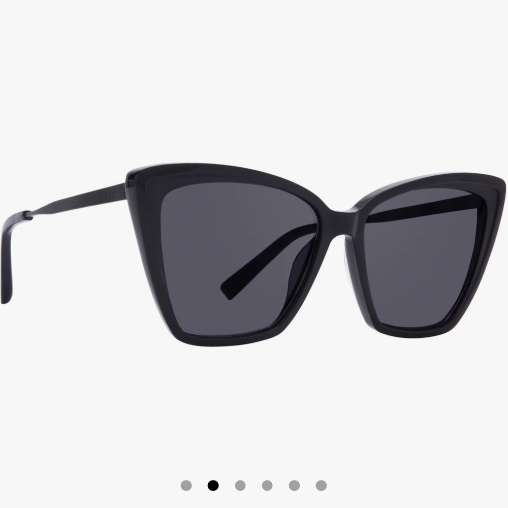 Diff Eyewear Becky Ii Sunglasses In Black View 2